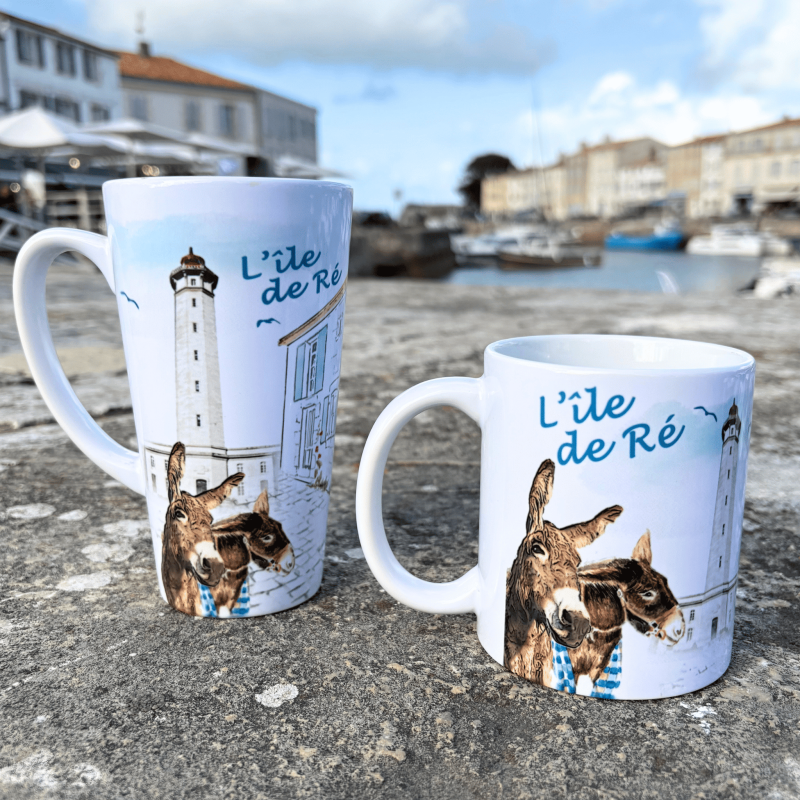 Île de Ré latte mug  - Watercolour landscapes