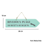 Wooden sign - Rivedoux Plage right arrow