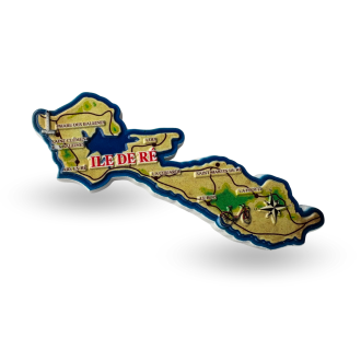 Magnet - Carte de l'Île de Ré