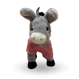 Peluche âne en culotte rouge de l'Île de Ré