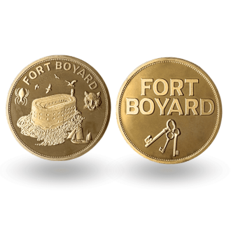 Pièce de collection - Les clés du Fort Boyard recto verso