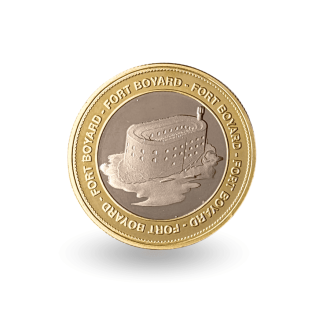 Pièce de collection - Le Fort Boyard - Tête du tigre - La rose des vents