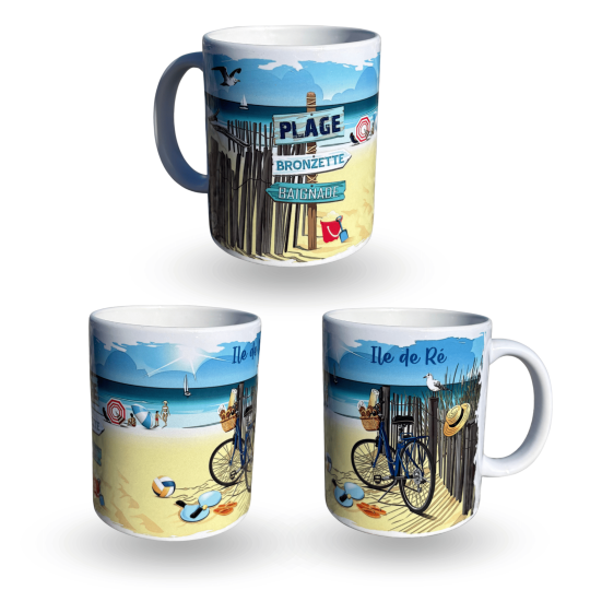 Île de Ré Mug - Beach Walk