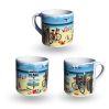Mug expresso Balade à la plage - Souvenir de Île de Ré