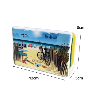 Porté éponge plage de l'Île de Ré