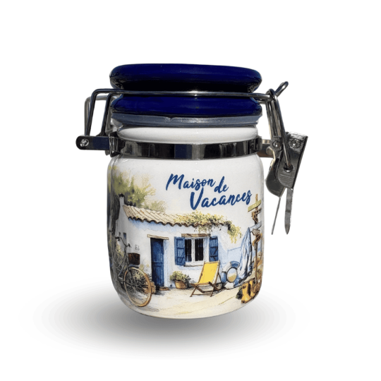 Pot à sel avec cuillère - Maison de Vacances
