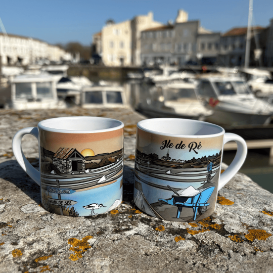 Mug à expresso Île de Ré - Les Marais salants
