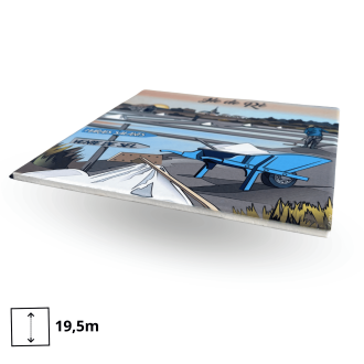 Square trivet - The salt marshes of Île de Ré