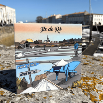 Dessous de plat carré - Les Marais salants de l'Île de Ré