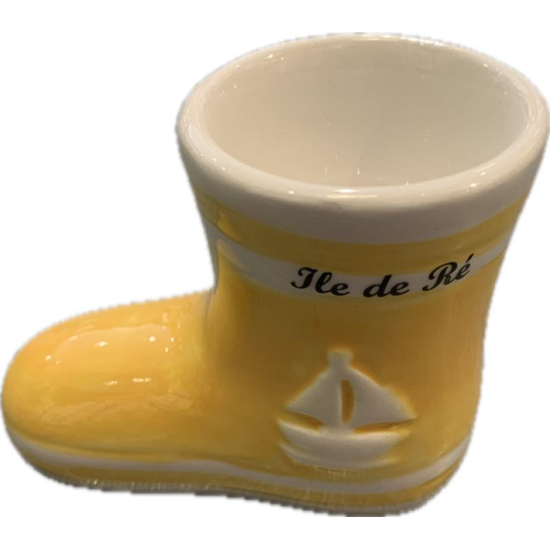 Coquetier forme botte de marub Île de Ré