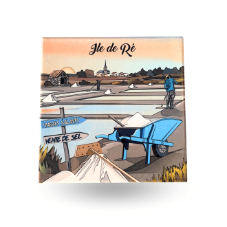 Dessous de plat carré - Les Marais salants de l'Île de Ré