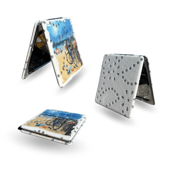 Miroir de poche carré – Esprit plage de Île de Ré