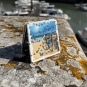 Miroir de poche carré de l'Île de Ré – Accessoire beauté & souvenir de plage