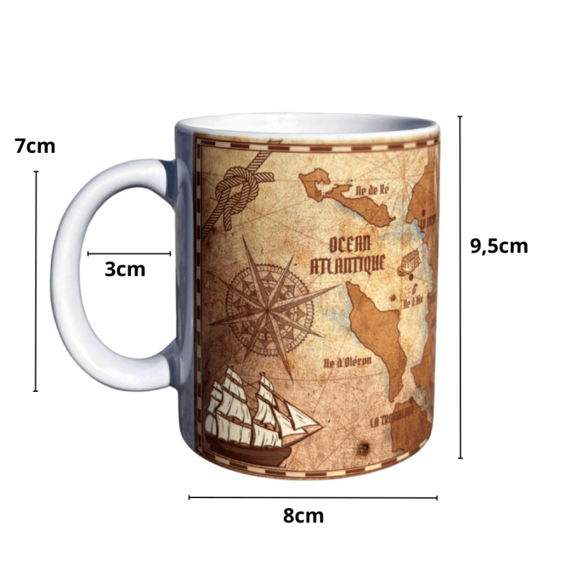 Mug Fort Boyard - La carte aux Trésors