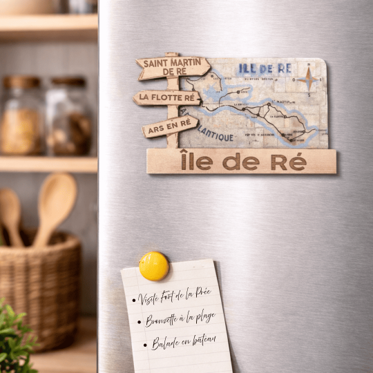 Magnet Île de Ré - Carte et destinations