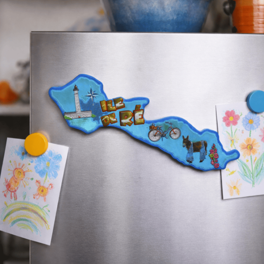 Flexible magnet - Map of Île de Ré
