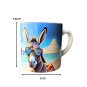 Mug à espresso Île de Ré - Âne rigolo lunettes de soleil