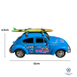 Volkswagen Beetle model car – Blue 'Peace & Love'