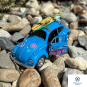 Voiture miniature Volkswagen BEETLE - Peace & Love bleue