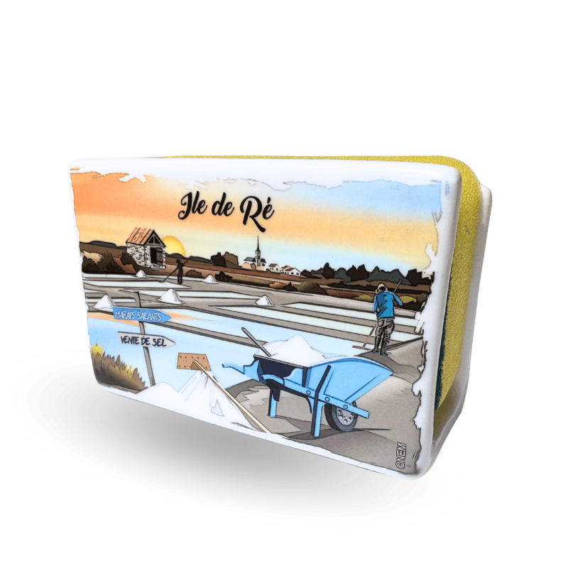 Porte éponge Marais salants de l'Île de ré