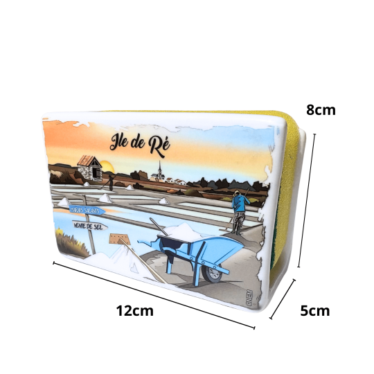 Porte éponge Marais salants de l'Île de ré