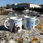 Mug à espresso avec anse -  Paysages aquarelle de l'Île de Ré