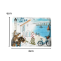 Rectangular ceramic magnet – Watercolour landscapes of the Île de Ré