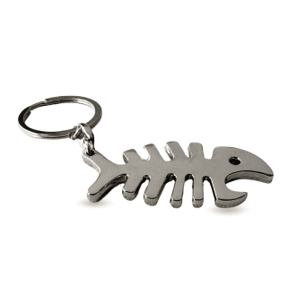 Fishbone Keyring – Designer Bottle Opener