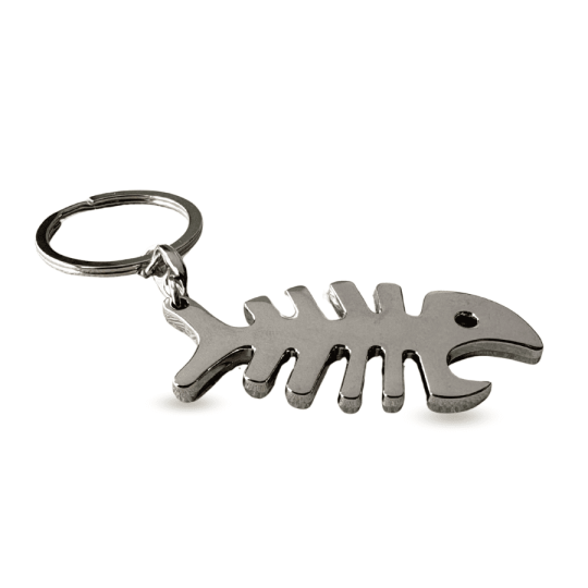Fishbone Keyring – Designer Bottle Opener