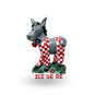 Île de Ré Magnet – Donkey shape wearing red trousers from the Île de Ré