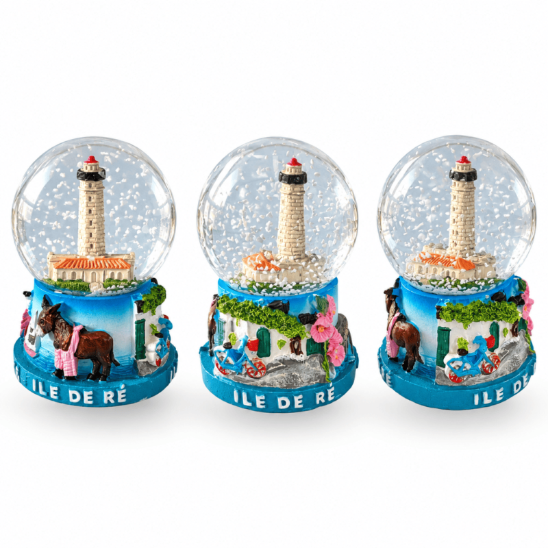 Île de Ré snow globe – The Whale Lighthouse
