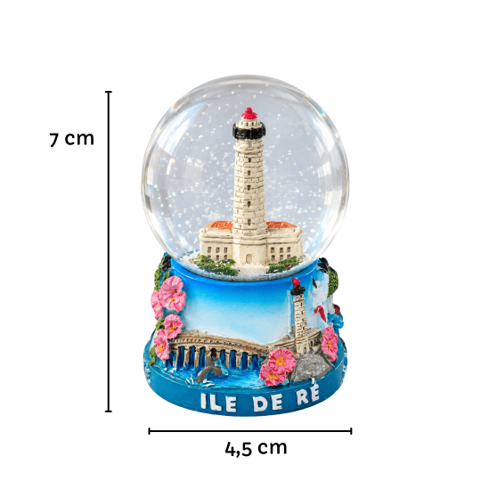 Île de Ré snow globe – The Whale Lighthouse