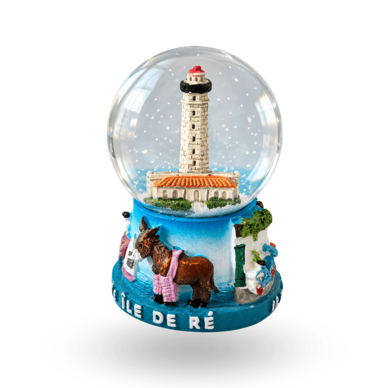 Île de Ré snow globe – The Whale Lighthouse