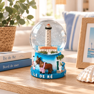 Île de Ré snow globe – The Whale Lighthouse