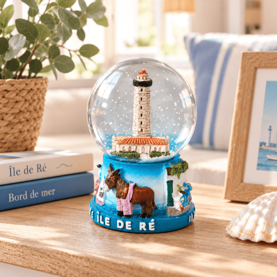 Île de Ré snow globe – The Whale Lighthouse