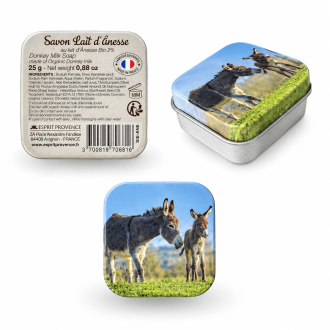 Boite à savon - Savon au lait d'ânesse 2%