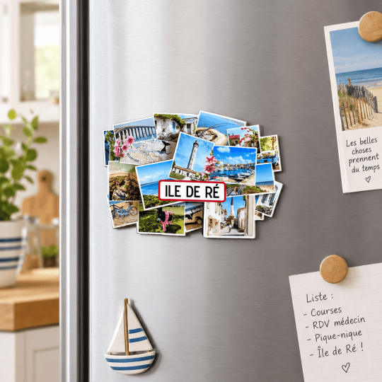 Magnet multivues Île de Ré – Souvenir photo de l’île