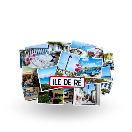 Île de Ré multi-view magnet – A photographic souvenir of the island